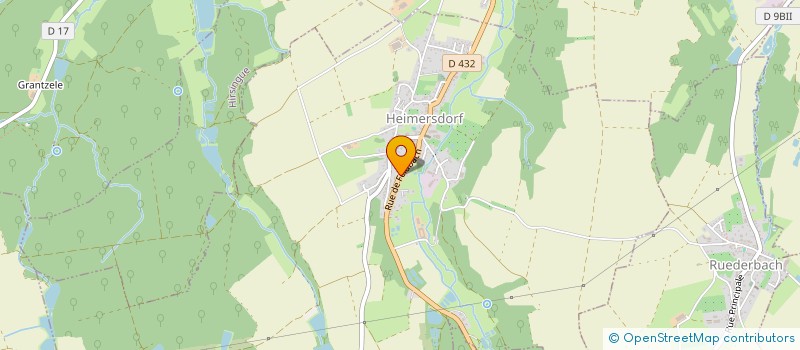 localisation de l'entreprise MONSIEUR LAURENT REINHARDT  RUEDERBACH