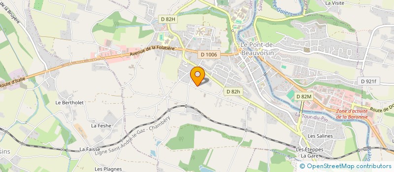 localisation de l'entreprise MONSIEUR LAURENT REMOLIF  LE PONT-DE-BEAUVOISIN