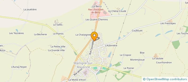 localisation de l'entreprise MONSIEUR LAURENT RENAUDIN  MARTIGNE-SUR-MAYENNE