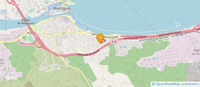 localisation de l'entreprise MONSIEUR LAURENT REUS à MARTIGUES