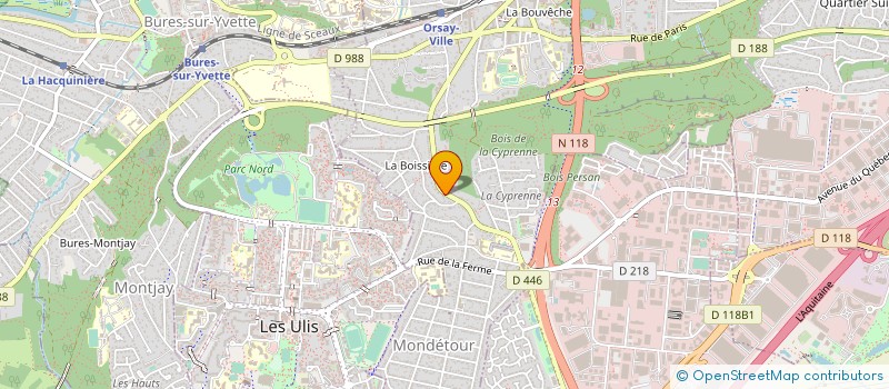 localisation de l'entreprise MONSIEUR LAURENT REVILLION à ORSAY