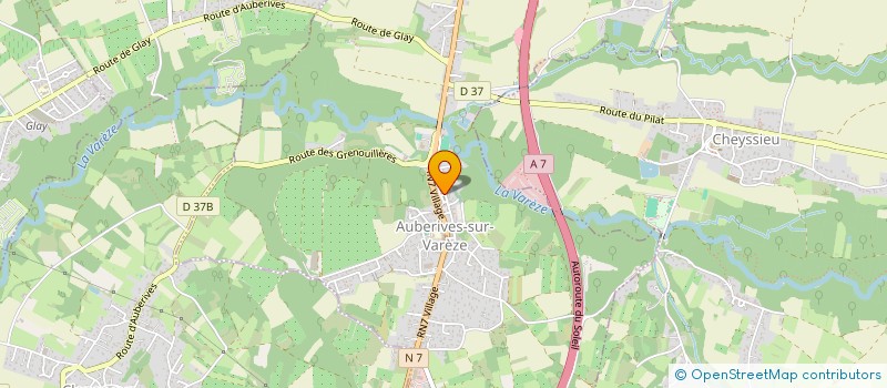 localisation de l'entreprise MONSIEUR LAURENT REVOLON  AUBERIVES-SUR-VAREZE