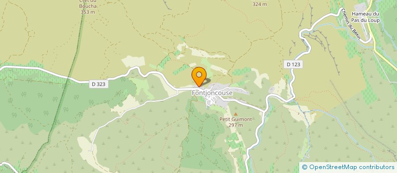 localisation de l'entreprise MONSIEUR LAURENT REY  FONTJONCOUSE