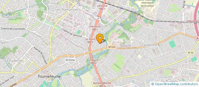 localisation de l'entreprise MONSIEUR LAURENT REY  TOURNEFEUILLE