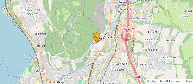 localisation de l'entreprise MONSIEUR LAURENT REY  GRESY-SUR-AIX