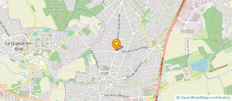 localisation de l'entreprise MONSIEUR LAURENT REY à PONTAULT-COMBAULT