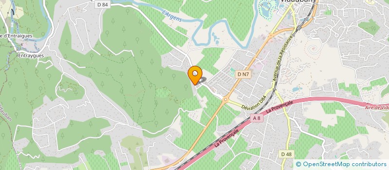 localisation de l'entreprise MONSIEUR LAURENT REZOHIER  VIDAUBAN