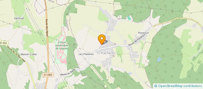 localisation de l'entreprise MONSIEUR LAURENT RICCI à FLACHERES