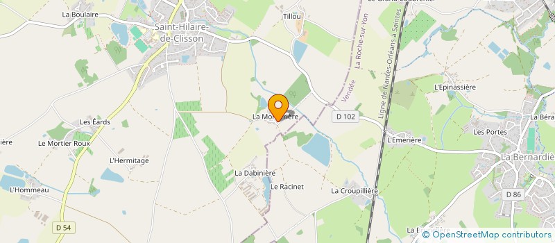 localisation de l'entreprise MONSIEUR LAURENT RICHARD  SAINT-HILAIRE-DE-CLISSON