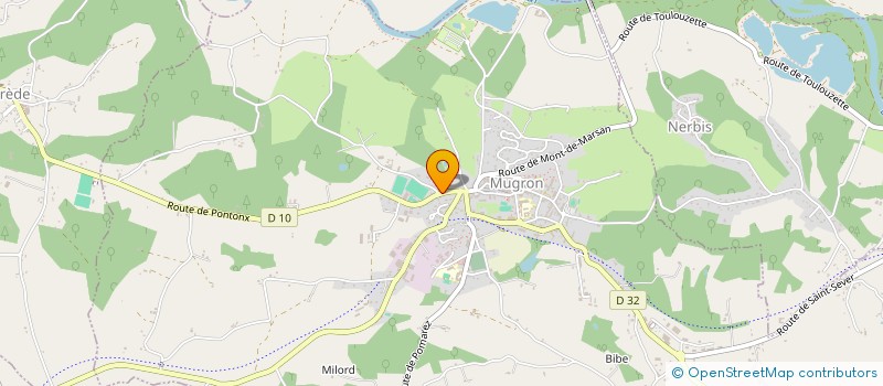 localisation de l'entreprise MONSIEUR LAURENT RICHARD  MUGRON