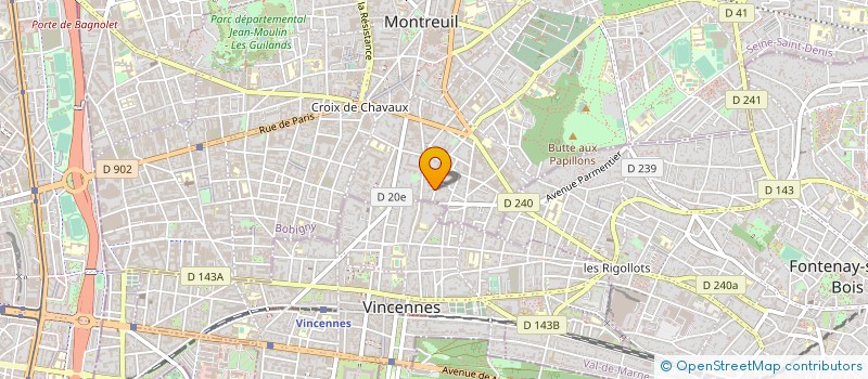localisation de l'entreprise MONSIEUR LAURENT RIEB à MONTREUIL