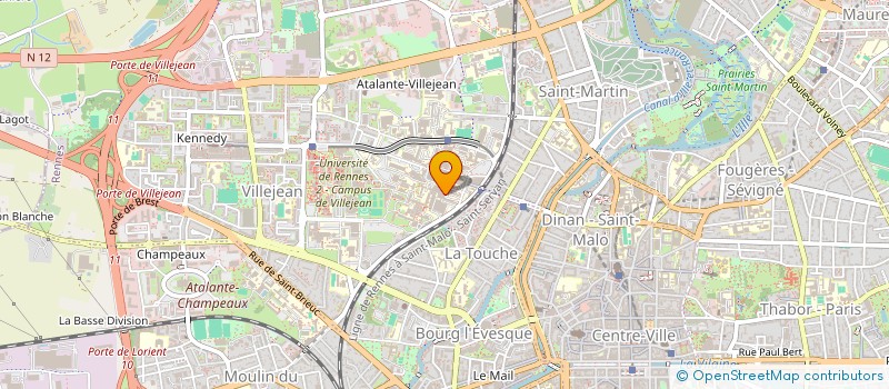 localisation de l'entreprise MONSIEUR LAURENT RIFFAUD  RENNES