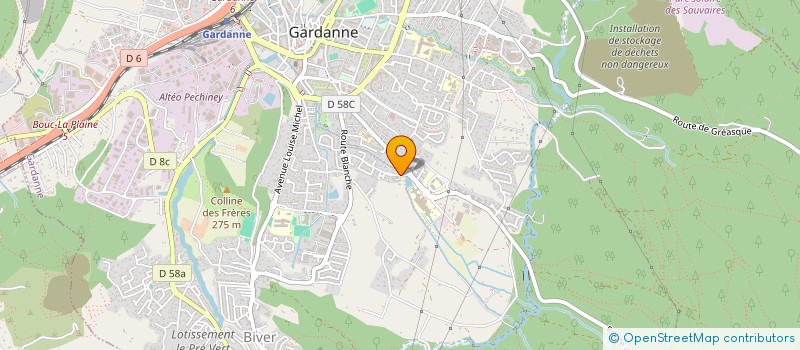 localisation de l'entreprise MONSIEUR LAURENT RIGAUD à GARDANNE