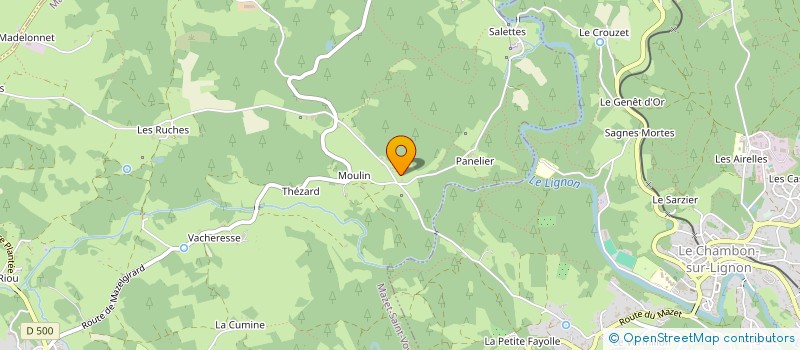 localisation de l'entreprise MONSIEUR LAURENT RIOU  MAZET-SAINT-VOY