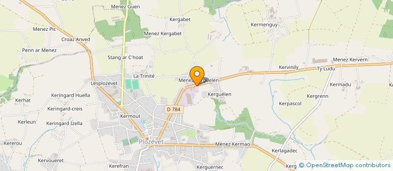 localisation de l'entreprise MONSIEUR LAURENT RIOUAL  PLOZEVET