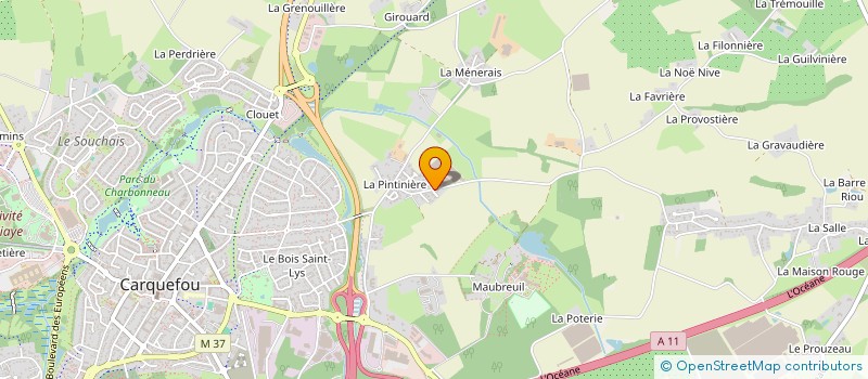 localisation de l'entreprise MONSIEUR LAURENT RIPAULT  CARQUEFOU