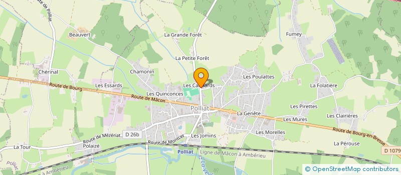 localisation de l'entreprise MONSIEUR LAURENT RIVAL  POLLIAT