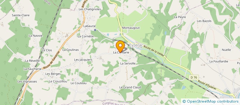 localisation de l'entreprise MONSIEUR LAURENT RIVASSEAU  EYZERAC