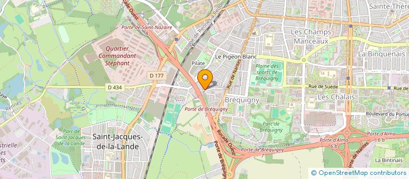 localisation de l'entreprise MONSIEUR LAURENT RIVET  SAINT-JACQUES-DE-LA-LANDE