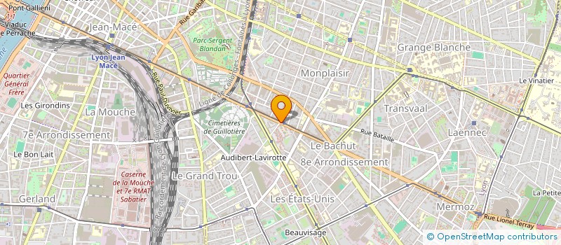 localisation de l'entreprise MONSIEUR LAURENT RIVIERE à LYON
