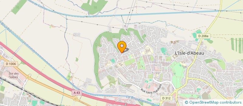 localisation de l'entreprise MONSIEUR LAURENT RIVOIRE  L'ISLE-D'ABEAU