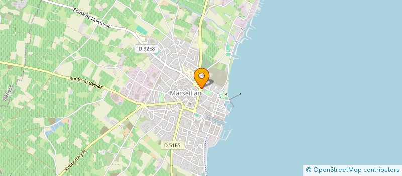 localisation de l'entreprise MONSIEUR LAURENT ROBERT à MARSEILLAN