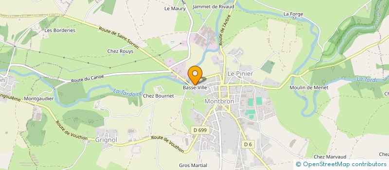 localisation de l'entreprise MONSIEUR LAURENT ROBERT à MONTBRON
