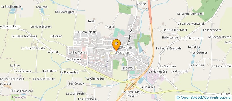 localisation de l'entreprise MONSIEUR LAURENT ROBERT STAINCZYK  SAINT AUBIN D'AUBIGNE