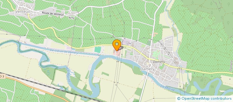 localisation de l'entreprise MONSIEUR LAURENT ROBERT VERNIER  DAMERY
