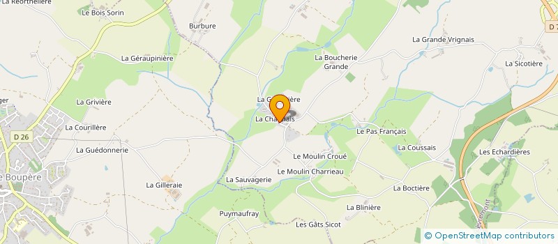 localisation de l'entreprise MONSIEUR LAURENT ROBICHON à SEVREMONT