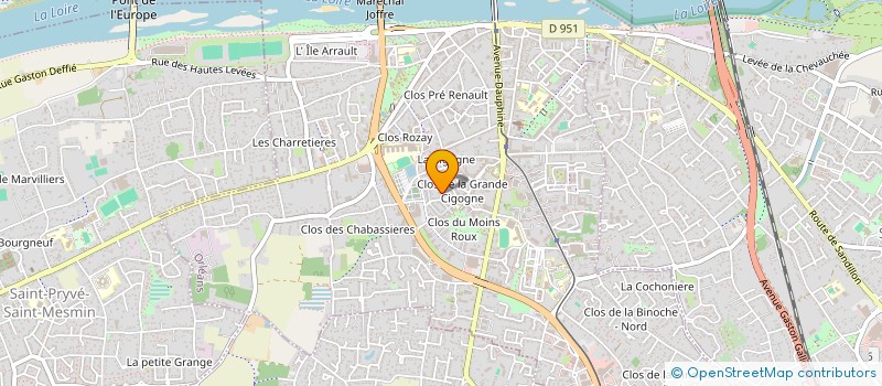 localisation de l'entreprise MONSIEUR LAURENT ROBILLARD à ORLEANS