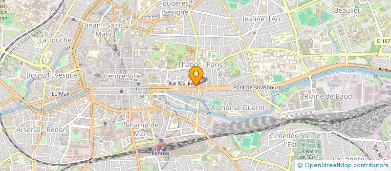 localisation de l'entreprise MONSIEUR LAURENT ROBIN  RENNES