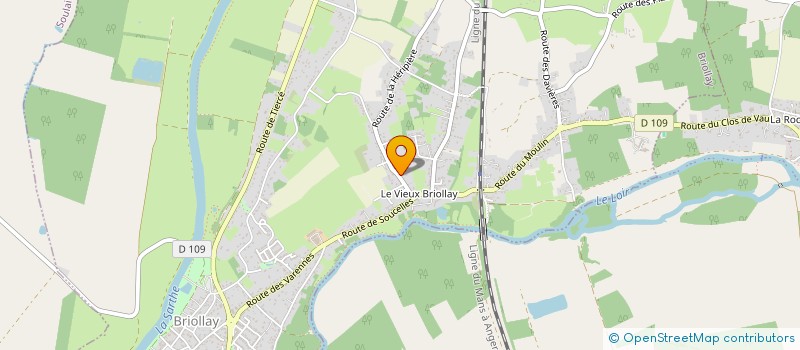 localisation de l'entreprise MONSIEUR LAURENT ROBINEAU  BRIOLLAY