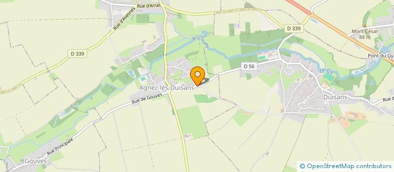 localisation de l'entreprise MONSIEUR LAURENT ROBLOT à AGNEZ-LES-DUISANS
