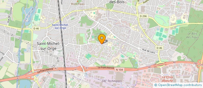 localisation de l'entreprise MONSIEUR LAURENT ROBLOT à SAINT-MICHEL-SUR-ORGE