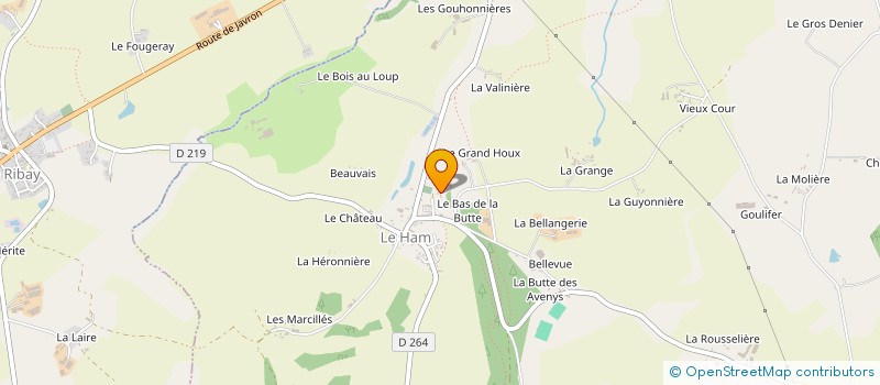 localisation de l'entreprise MONSIEUR LAURENT ROCHER  LE HAM