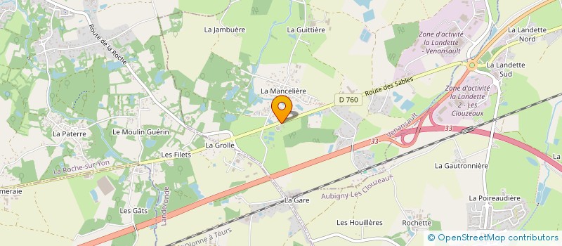 localisation de l'entreprise MONSIEUR LAURENT ROCHETTE  VENANSAULT