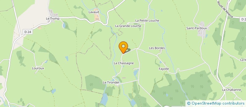 localisation de l'entreprise MONSIEUR LAURENT ROCHUT  SAINT-JULIEN-LA-GENETE