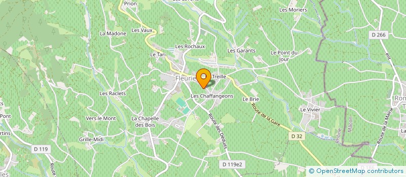 localisation de l'entreprise MONSIEUR LAURENT RODARY à FLEURIE