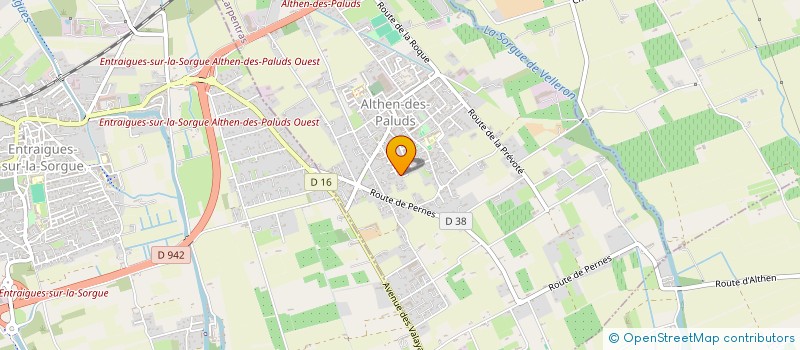 localisation de l'entreprise MONSIEUR LAURENT RODRIGUEZ  ALTHEN-DES-PALUDS