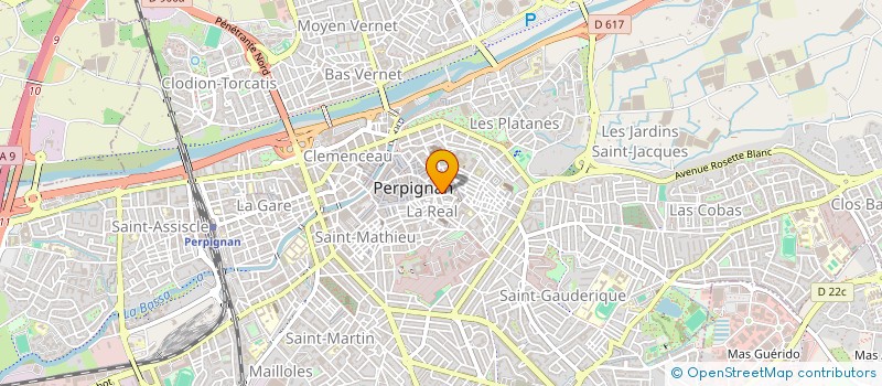 localisation de l'entreprise MONSIEUR LAURENT ROGER  PERPIGNAN