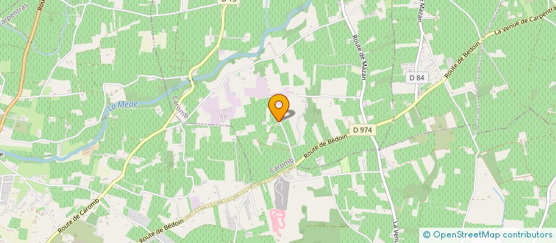 localisation de l'entreprise MONSIEUR LAURENT ROGIER  CAROMB