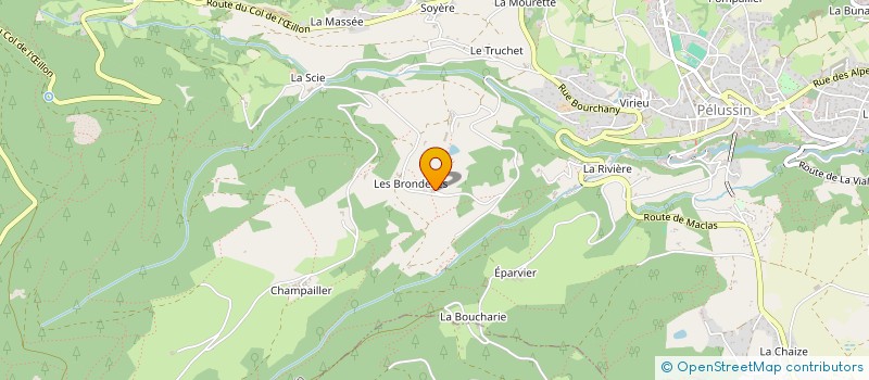 localisation de l'entreprise MONSIEUR LAURENT ROLLY à PELUSSIN