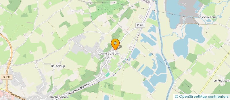 localisation de l'entreprise MONSIEUR LAURENT RONDEAU  MONTVAL-SUR-LOIR