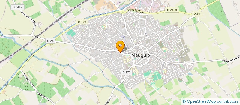 localisation de l'entreprise MONSIEUR LAURENT ROQUE  MAUGUIO