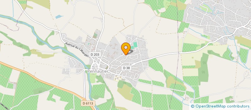 localisation de l'entreprise MONSIEUR LAURENT ROQUEFORT  PENNAUTIER