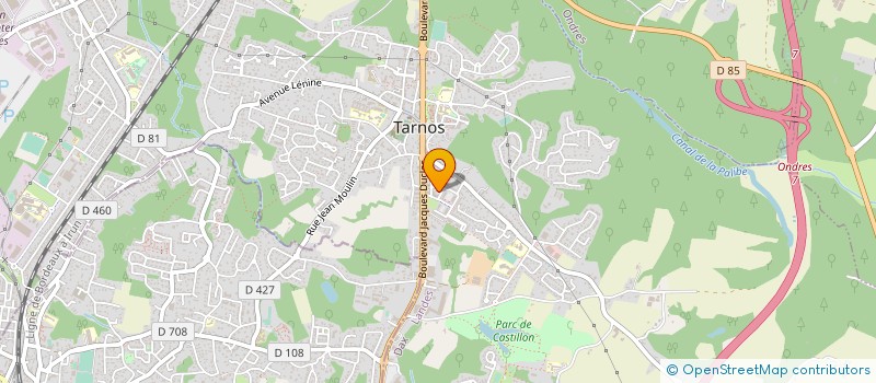 localisation de l'entreprise MONSIEUR LAURENT ROQUES  TARNOS