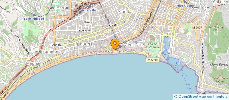 localisation de l'entreprise MONSIEUR LAURENT ROSE  NICE