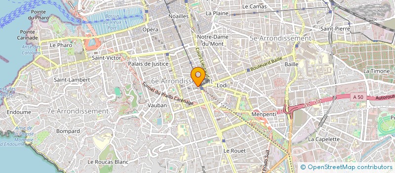 localisation de l'entreprise MONSIEUR LAURENT ROSSELLO à MARSEILLE