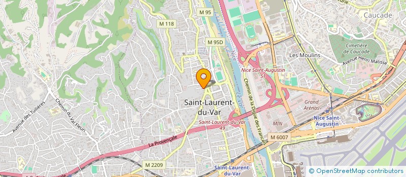 localisation de l'entreprise MONSIEUR LAURENT ROSSI à SAINT-LAURENT-DU-VAR